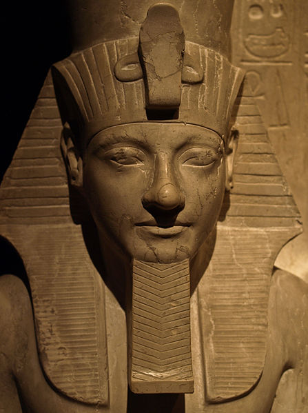 Horemheb, reigned ca. 1319-1292, last pharaoh of the 18th dynasty Kunsthistorisches Museum, Vienna, (Photo: by Captmondo, 2010)